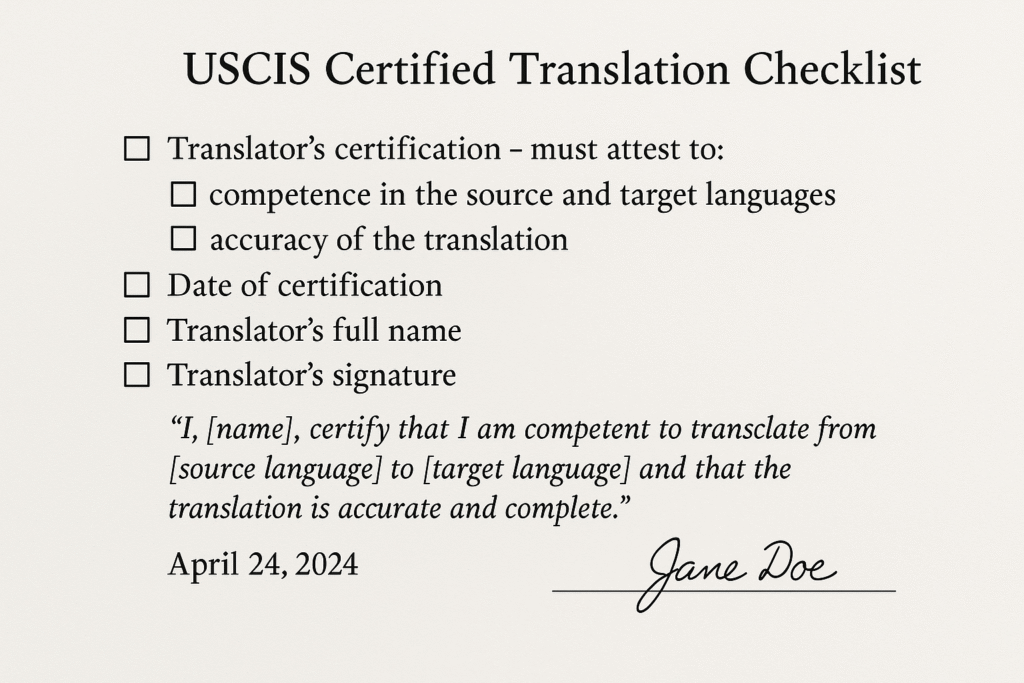 Translation Checklist Essentials