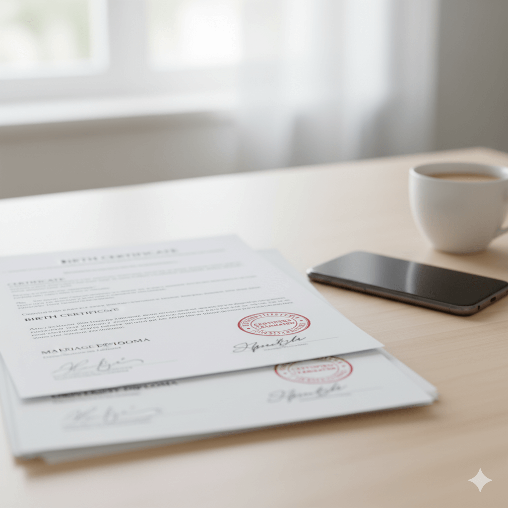Best document translation services — certified translations of official certificates ready for USCIS submission.