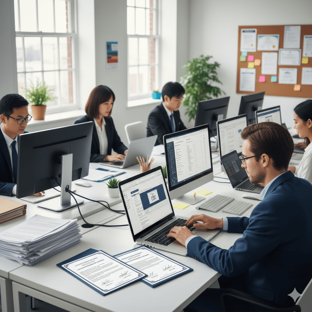 Professional translation office near me providing USCIS-certified translation services in multiple languages