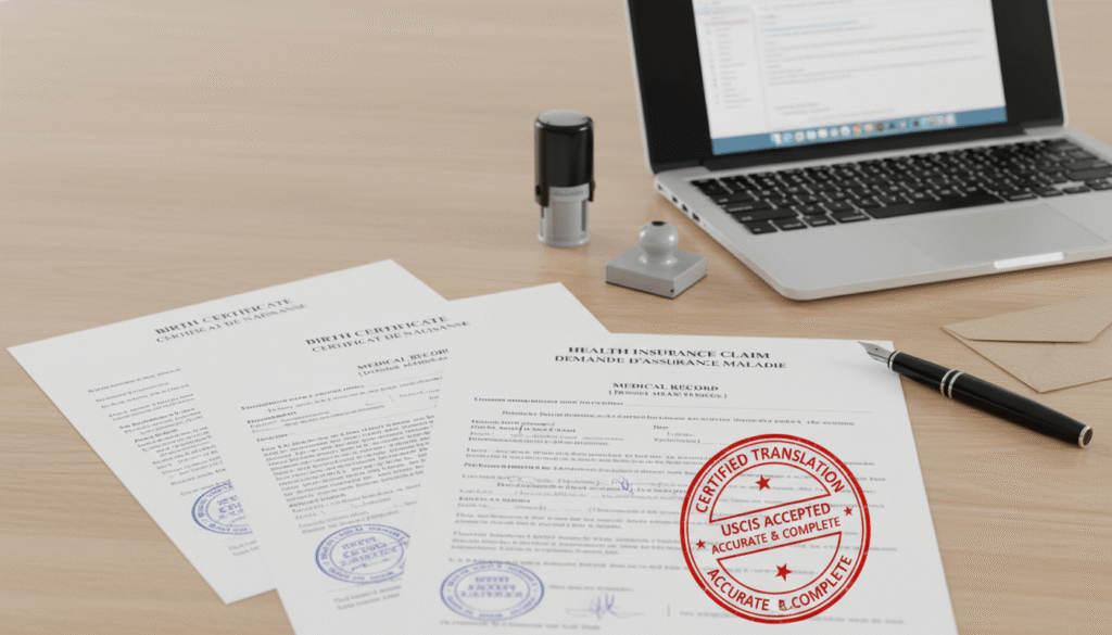 Certified Translation for Health Insurance Documents