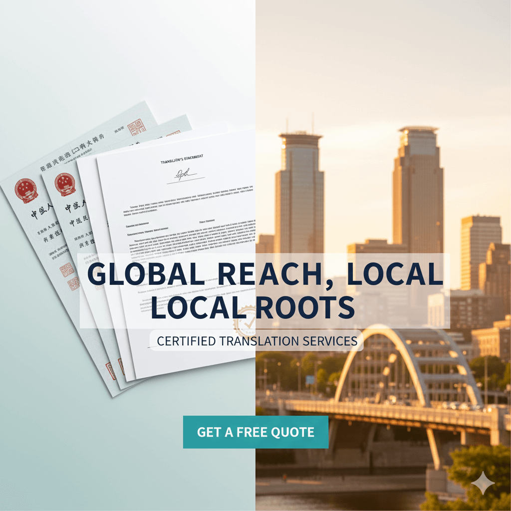 Minneapolis Chinese to English translation services with certified deliverables