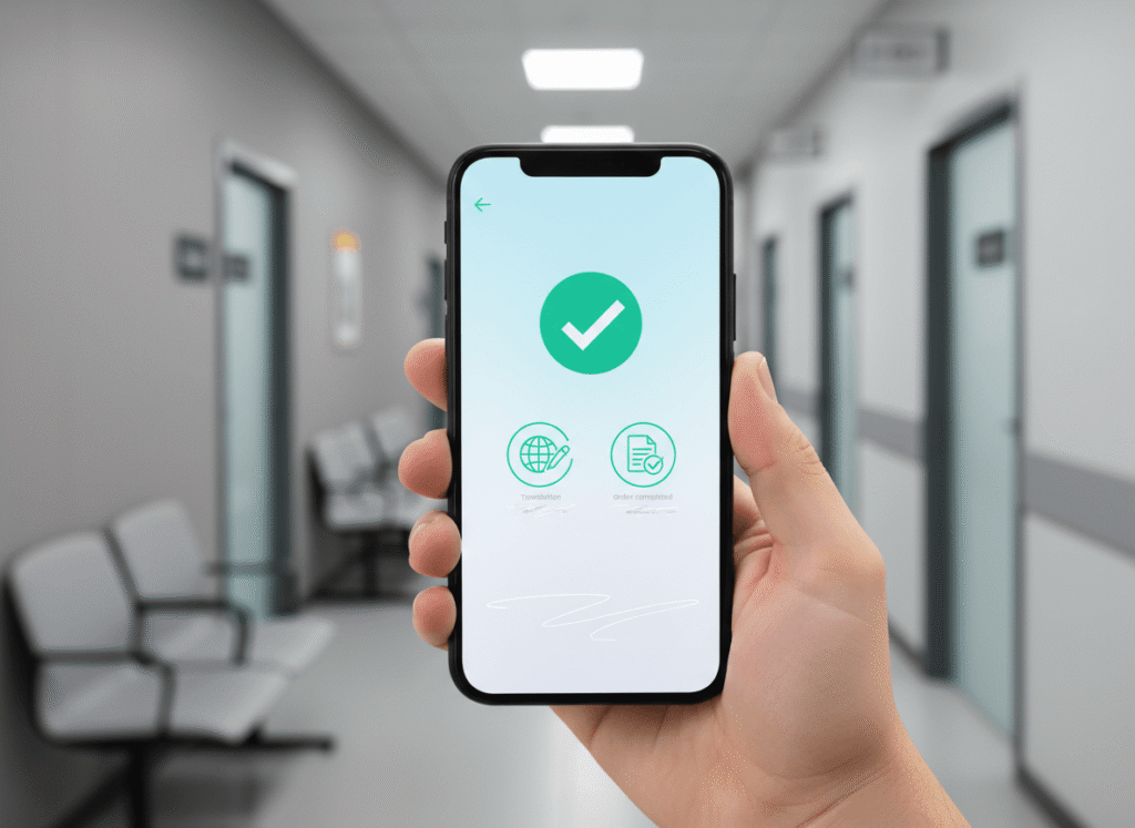 Mobile-friendly way to order a certified birth certificate translation online before an immigration appointment