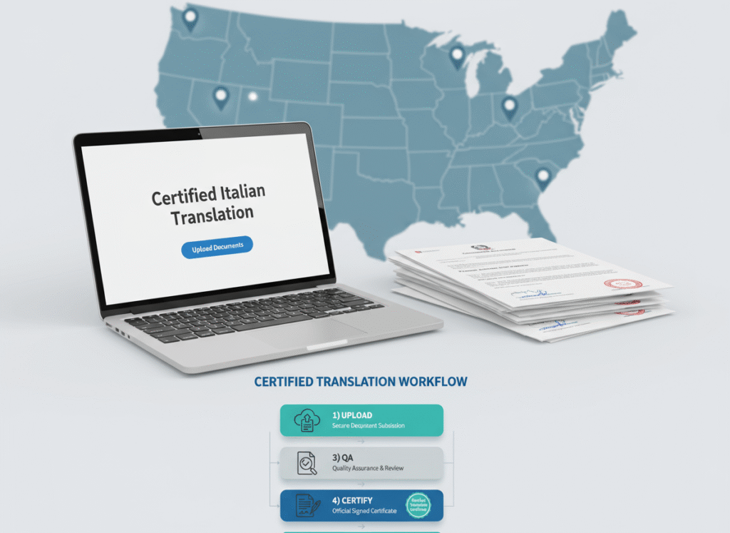 nationwide certified italian translation services near me with online document upload