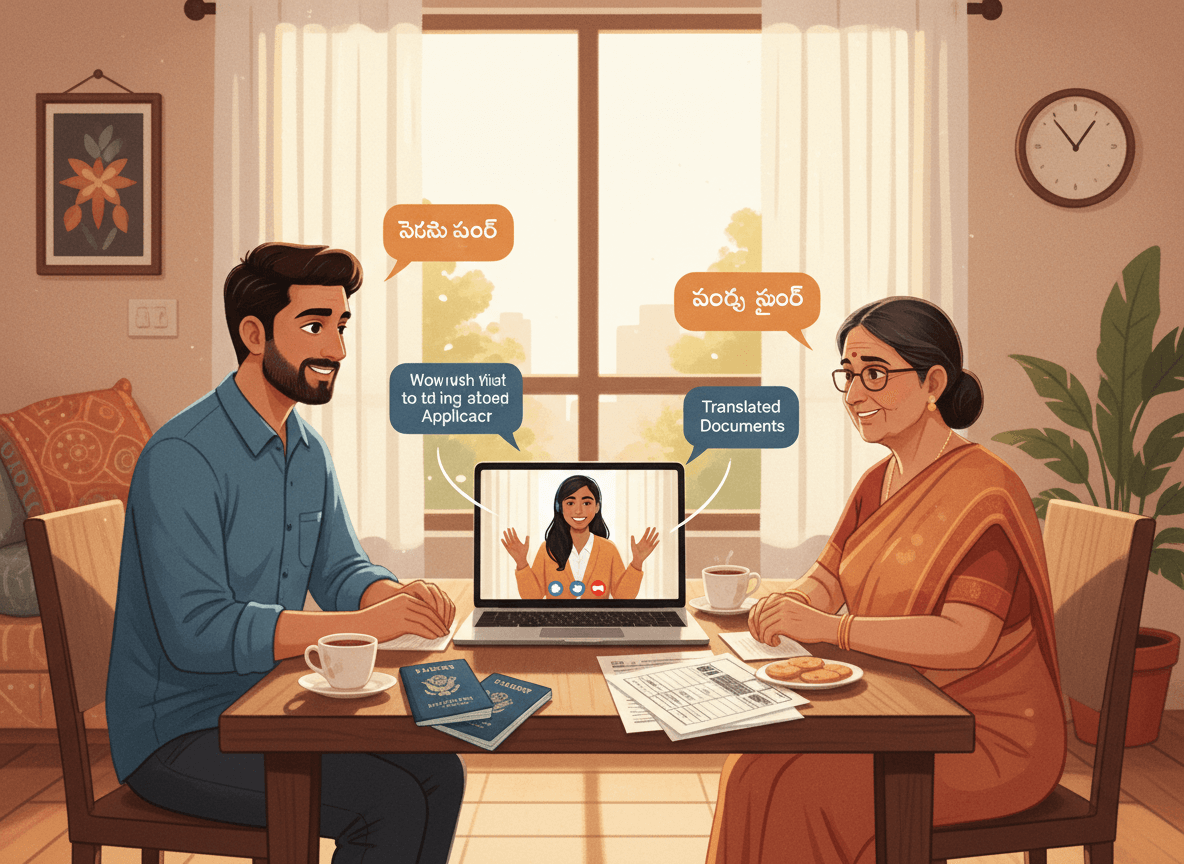 How to Get a Translator for Your US Visa Interview in Hyderabad - USCIS Official Translation