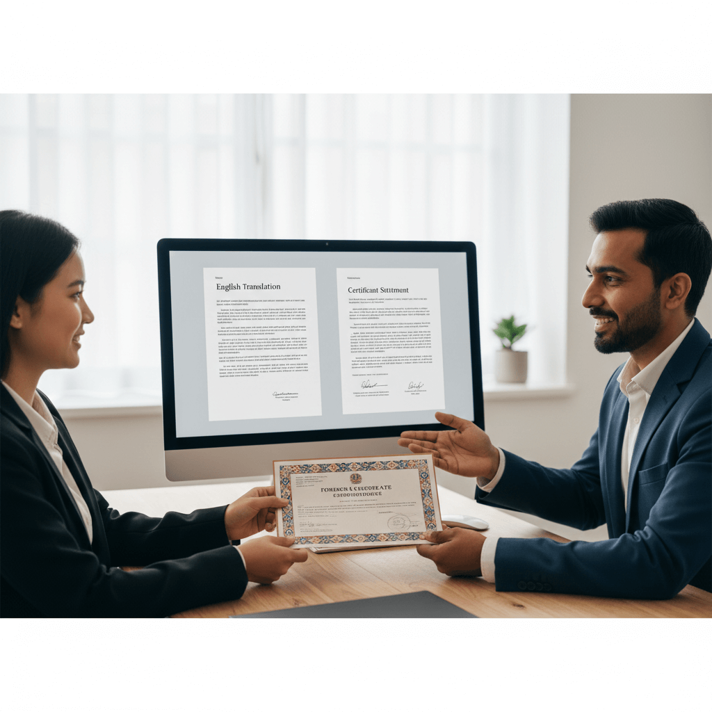 Professional marriage certificate translation service for USCIS and immigration applications