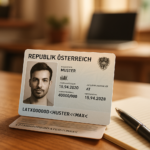 Certified Translation of an Austria National ID Card (Front and Back)