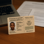 Certified Translation of a Burundi National ID Card (Front and Back)