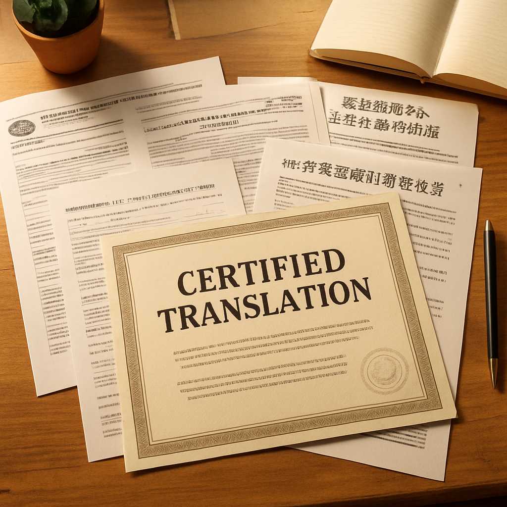 A detailed overhead shot of a desk cluttered with immigration documents, including Form I 90 and var